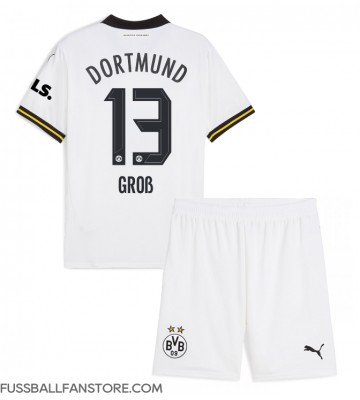 Borussia Dortmund Pascal Gross #13 Replik 3rd trikot Kinder 2024-25 Kurzarm (+ Kurze Hosen)